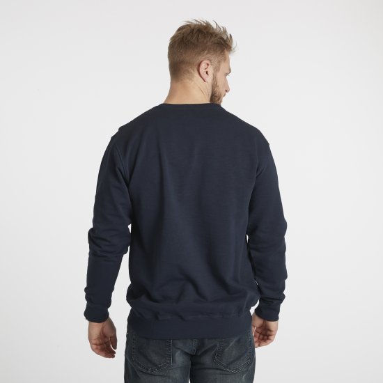North Latitude Denim Logo Sweatshirt Navy Blue TALL - TALL puloverji - 