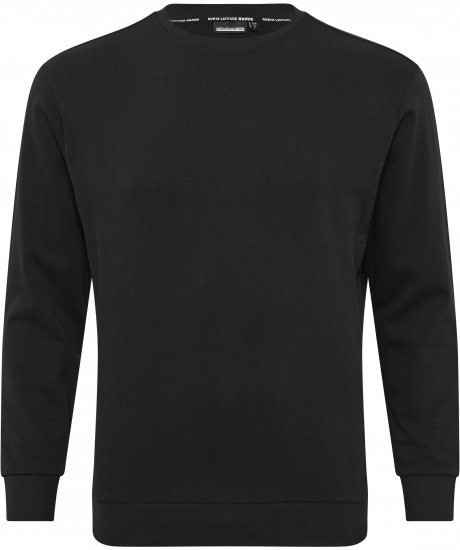 North Latitude Crew Neck Sweatshirt Black - Puloverji & jopice - Moški Puloverji & Jopice za Močnejše Postave