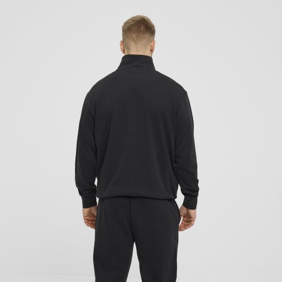 North Latitude Denim Half-Zip Sweatshirt Black TALL - TALL puloverji - 