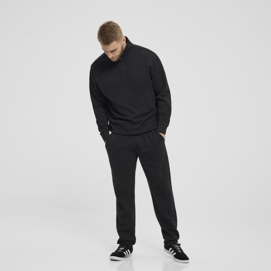 North Latitude Denim Half-Zip Sweatshirt Black TALL - TALL puloverji - 
