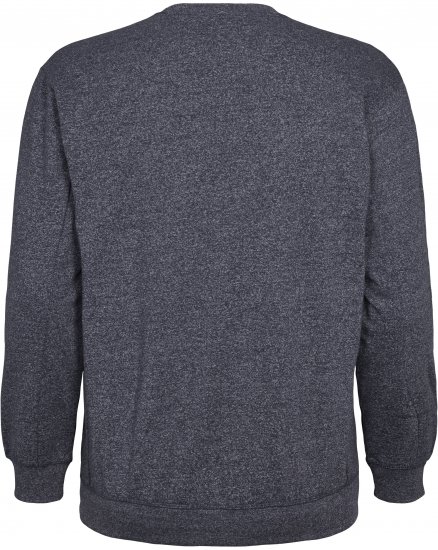 North Latitude O-Neck Sweatshirt Blue Melange TALL - TALL puloverji - 