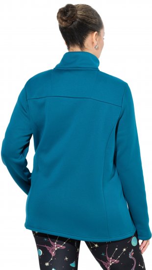 Ulla Popken Quick Drying Athletic Jacket Dark Petrol - Puloverji & jopice - 