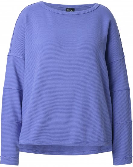 Ulla Popken Inverted Seam Long Sleeve Sweatshirt Lavender - Puloverji & jopice - 