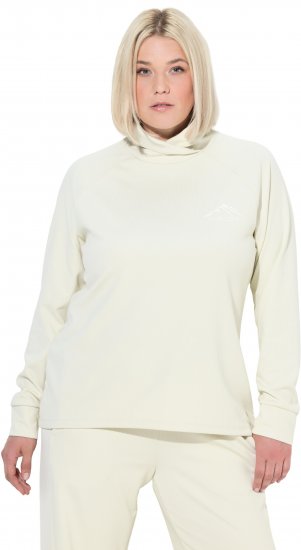 Ulla Popken Antibacterial Sporty Fit Sweatshirt Taupe - Puloverji & jopice - 