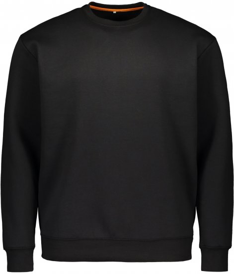 Big Bones Zack Sweatshirt Black - Puloverji & jopice - Moški Puloverji & Jopice za Močnejše Postave