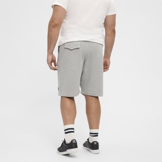 North Latitude Ottoman Sweatshorts Mid Grey - Trenirke & kratke trenirke - Moške Trenirke za Močnejše Postave