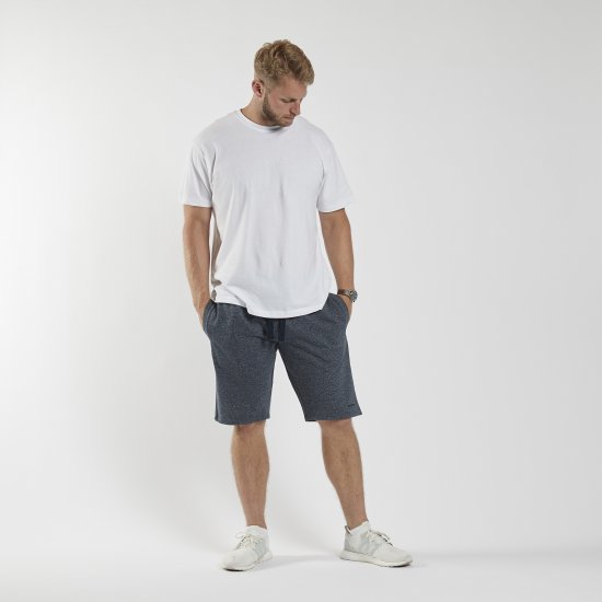 North Latitude Sweatshorts Blue Melange TALL - Trenirke & kratke trenirke - Moške Trenirke za Močnejše Postave