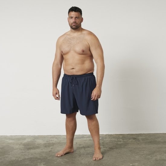North Latitude 61145 Kopalne Kratke Hlače s 4-Smernim Raztezanjem Mornarsko Modre - Spodnje perilo & kopalne hlače - Moško Spodnje Perilo za močnejše postave