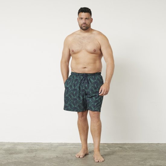 North Latitude 61152 4-Smerni Stretch Kopalne Hlače Zelen - Spodnje perilo & kopalne hlače - Moško Spodnje Perilo za močnejše postave