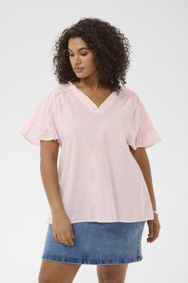Kaffe Curve Valeria Top Ballerina Pink - Majice & Topi - 