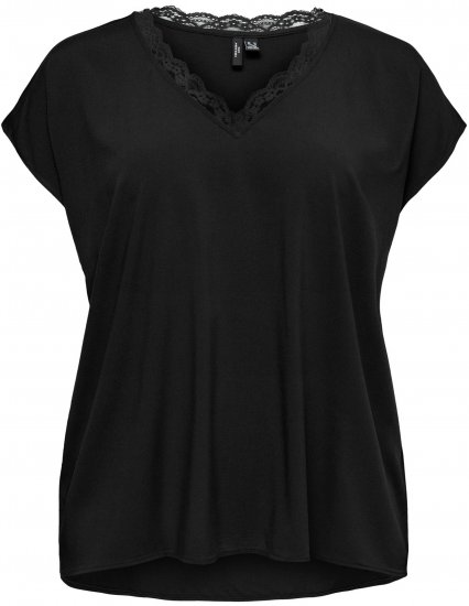 Vero Moda Bella Lace Top Black - Topi - 