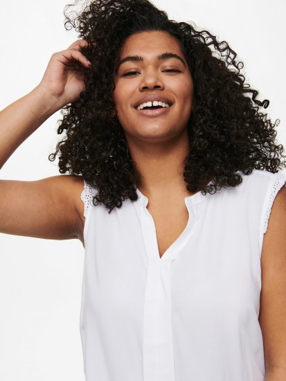 Only Carmakoma Mumi Top White - Topi - 