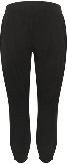 Kaffe Curve Nana Hlače Globoko črna - Kavbojke & Hlače v Velikih Številkah – Plus Size - 