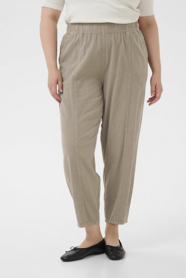 Kaffe Curve Nana Barrel Pants Brindle - Látkové nohavice - 