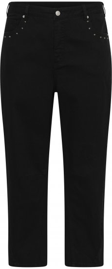 Kaffe Curve Brenn Barrel Twill Jeans Washed Black - Kavbojke - 
