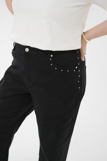 Kaffe Curve Brenn Barrel Twill Jeans Washed Black - Kavbojke - 