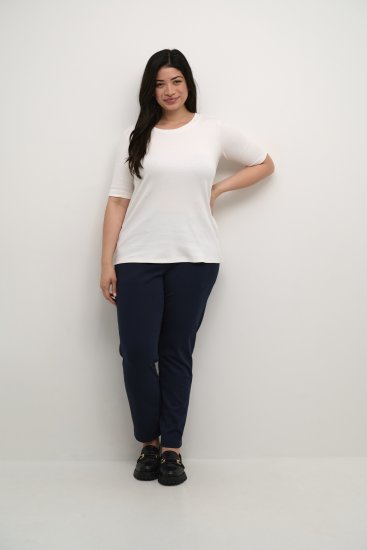 Kaffe Curve Carina Majica Chalk - Majice - 