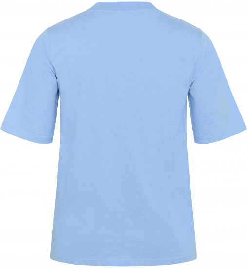 Kaffe Curve Frey T-Shirt Vista Blue - Majice - 