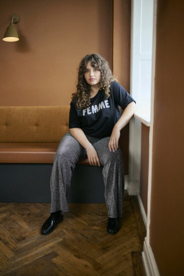 Kaffe Curve Ariana T-Shirt Black - Majice - 