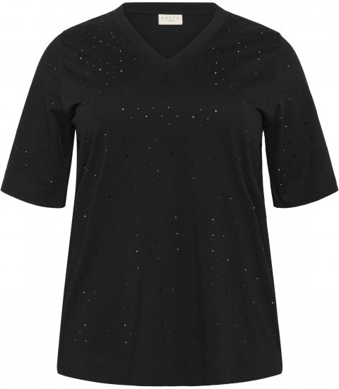 Kaffe Curve Phoelina T-Shirt Black - Majice - 