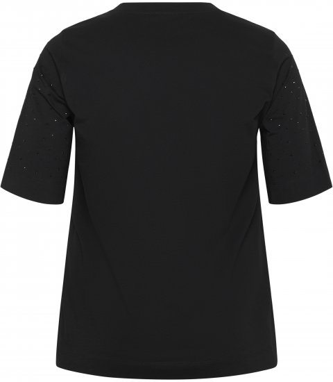 Kaffe Curve Phoelina T-Shirt Black - Majice - 