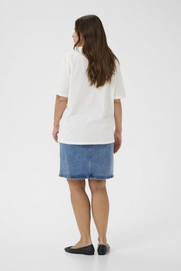 Kaffe Curve Chari T-Shirt Chalk - Majice - 