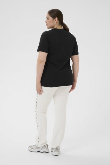 Kaffe Curve Lucie T-Shirt Black - Majice - 