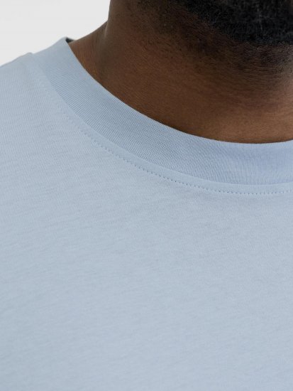 Jack & Jones Brandon T-Shirt Celestial Blue - Kratke Majice - Moške kratke majice za močnejše postave