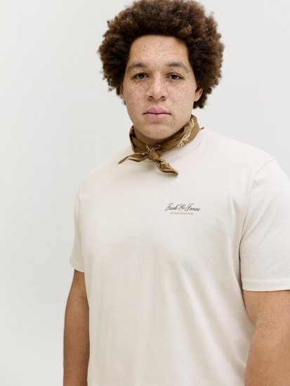 Jack & Jones Archive Majica Siva - Kratke Majice - Moške kratke majice za močnejše postave