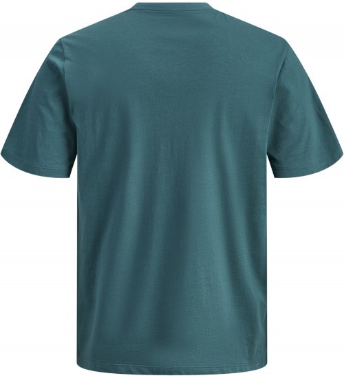 Jack & Jones Grayson Majica Turkizna - Kratke Majice - Moške kratke majice za močnejše postave