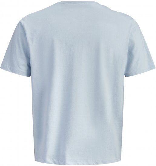 Jack & Jones Grayson Majica Modra - Kratke Majice - Moške kratke majice za močnejše postave