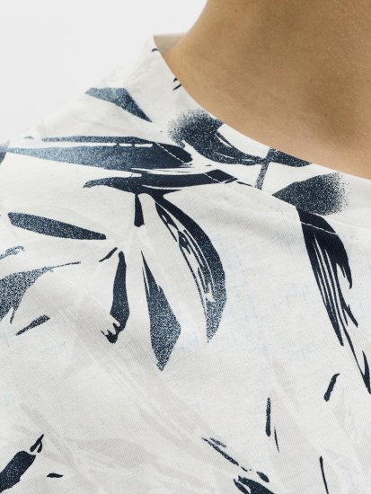 Jack & Jones Honolulu T-Shirt White - Kratke Majice - Moške kratke majice za močnejše postave