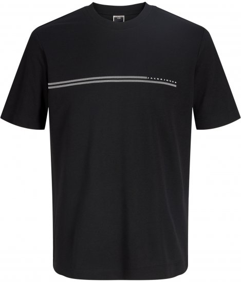 Jack & Jones Cofusion T-Shirt Black - Kratke Majice - Moške kratke majice za močnejše postave