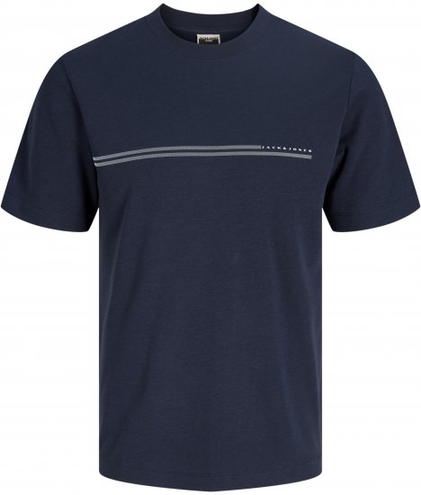 Jack & Jones Cofusion T-Shirt Navy - Kratke Majice - Moške kratke majice za močnejše postave