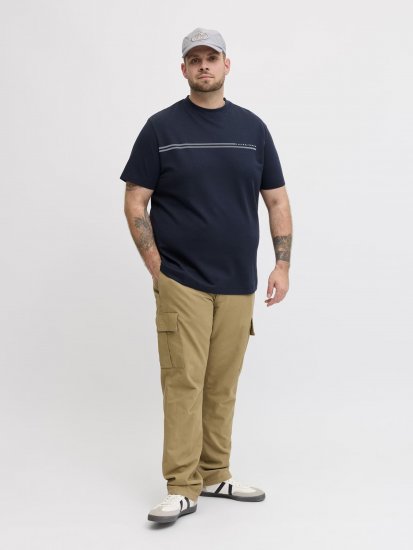 Jack & Jones Cofusion T-Shirt Navy - Kratke Majice - Moške kratke majice za močnejše postave