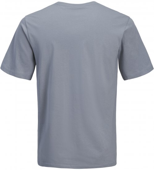 Jack & Jones Catskills Worldwide Majica Modra - Kratke Majice - Moške kratke majice za močnejše postave