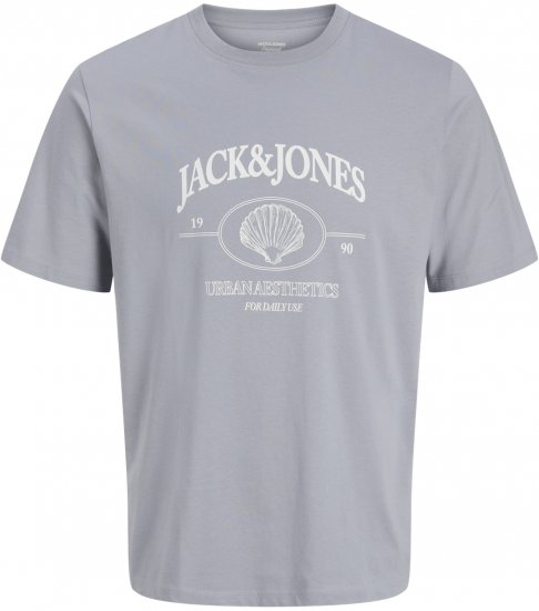 Jack & Jones Nantucket Majica Modra - Kratke Majice - Moške kratke majice za močnejše postave
