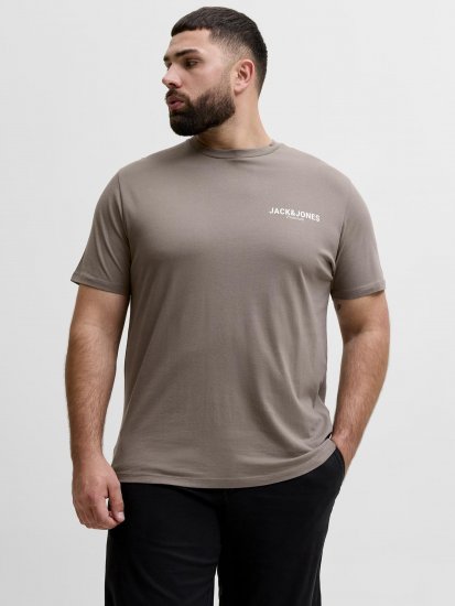 Jack & Jones Oscar T-Shirt Grey - Majice s potiskom - 