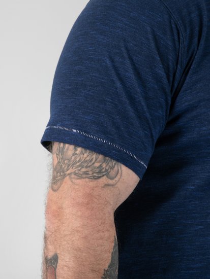 D555 Cooper Grumpy Old Man Printed T-Shirt Navy - Majice s potiskom - 