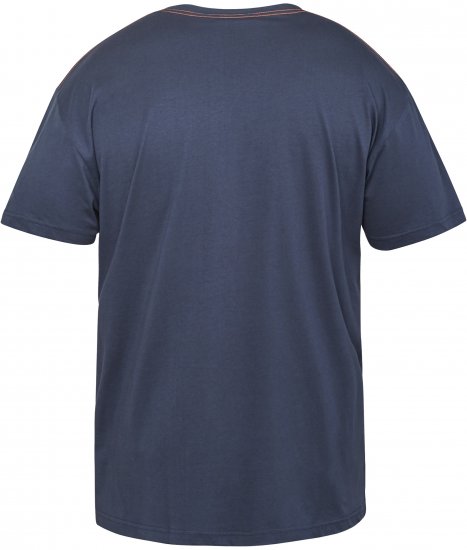 North Latitude 61121 Majica S Potiskom Mornarsko Modra - Kratke Majice - Moške kratke majice za močnejše postave