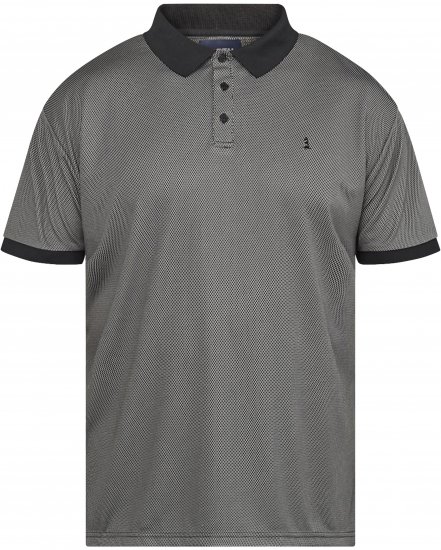 North Latitude 61158 Cool Effect Polo Majica Črna - Polo majice - Moške Polo Majice za Močnejše Postave