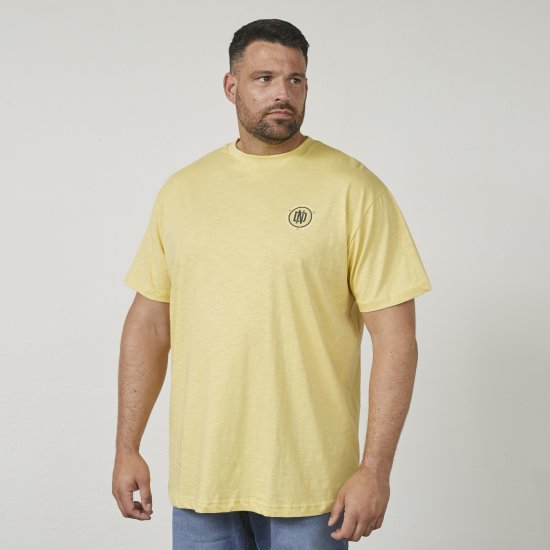 North Latitude 61316 Majica S Potiskom Koruzna - Kratke Majice - Moške kratke majice za močnejše postave