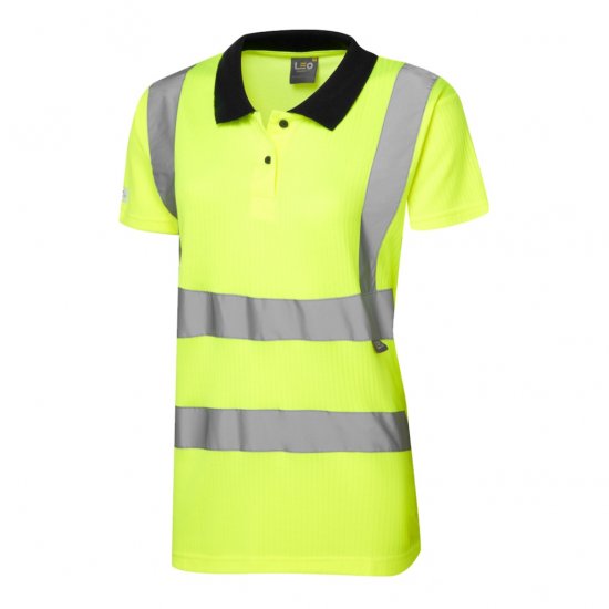 Leo Lana EcoViz Comfort Women's Polo Shirt Yellow - Delovne Obleke - 