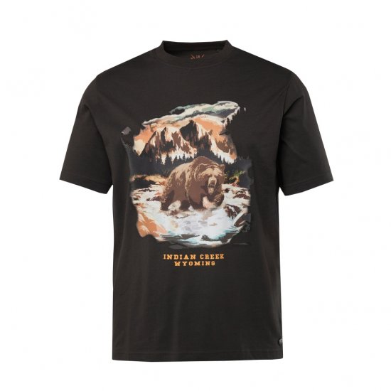 JP1880 T-Shirt Indian Creek Anthracite TALL - MOŠKA OBLAČILA MT-6XLT - DALJŠI kroji