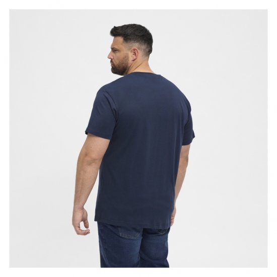 North Latitude Denim 2-Pack T-Shirt Navy Blue - Kratke Majice - Moške kratke majice za močnejše postave