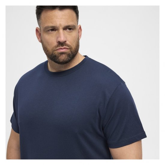 North Latitude Denim 2-Pack T-Shirt Navy Blue - Kratke Majice - Moške kratke majice za močnejše postave