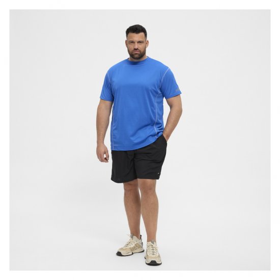 North Latitude Sport Tech T-Shirt Cobolt Blue - Kratke Majice - Moške kratke majice za močnejše postave