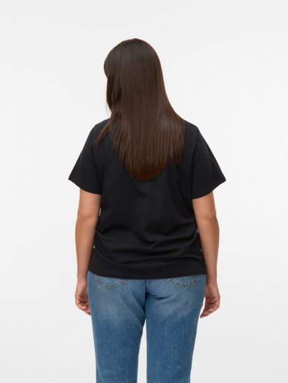 Vero Moda Paulina T-Shirt Black - Majice - 
