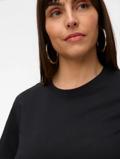 Vero Moda Paulina T-Shirt Black - Majice - 