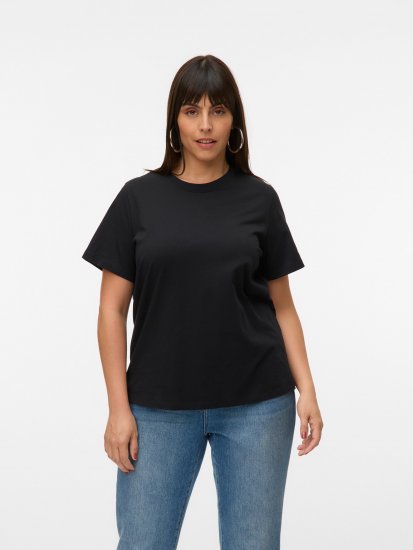 Vero Moda Paulina T-Shirt Black - Majice - 
